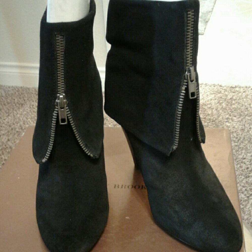 Audrey Brooks Suede Ankle Boots